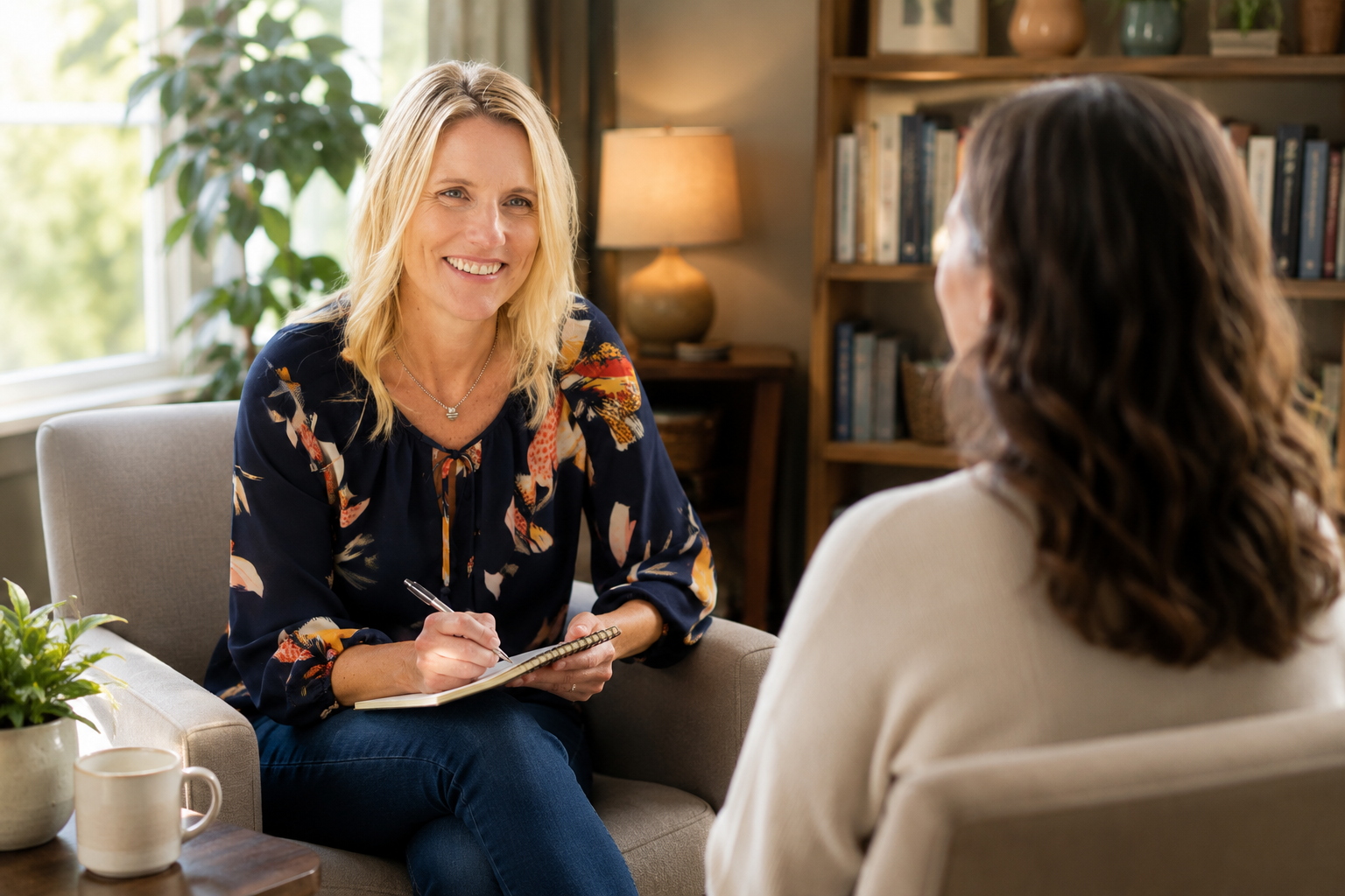 Rachel in a private 1 on 1 coaching session